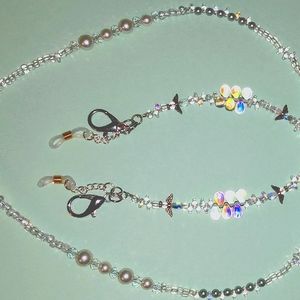 Beaded Mask & Eyeglass Holder